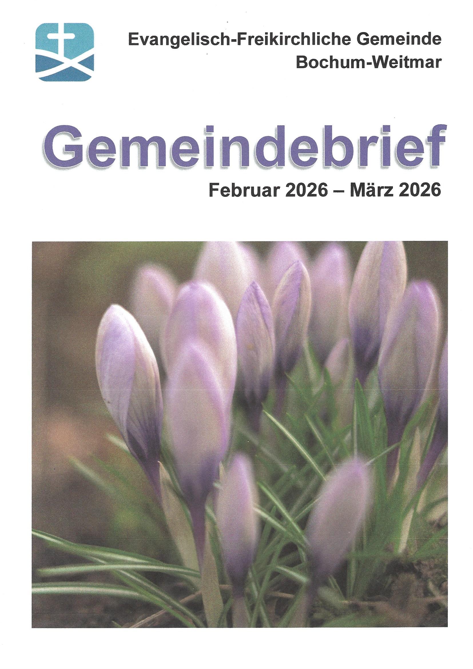 Gemeindebrief Februar 2026 bis Marz 2026 Bild